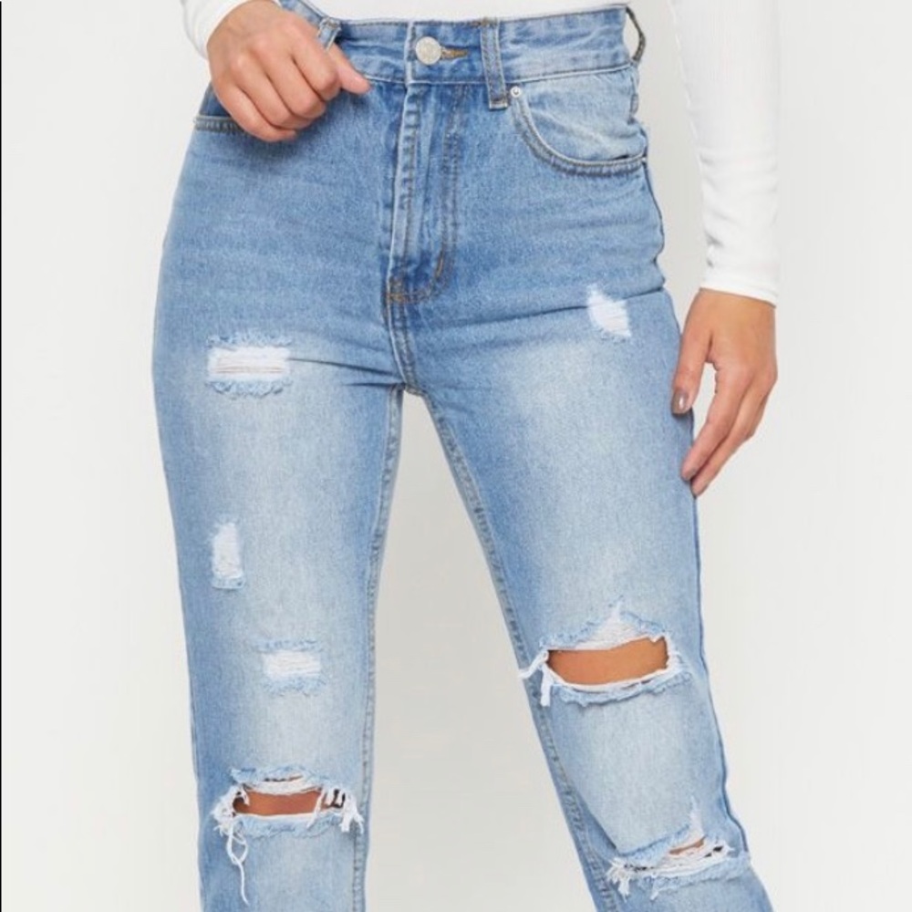 Pretty little thing mom jeans
